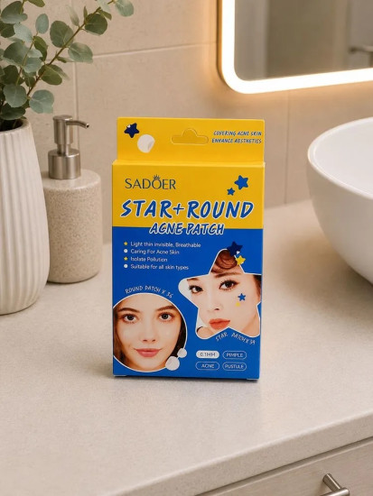 Патчи от акне Star Round Acne Patch, 36 шт