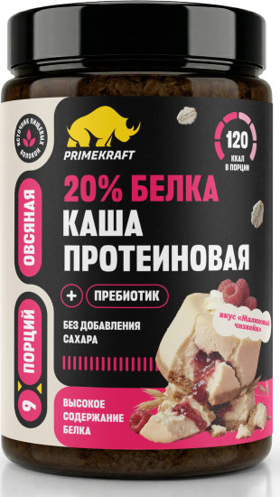 Каша овсяная протеиновая Малиновый чизкейк, 360 г