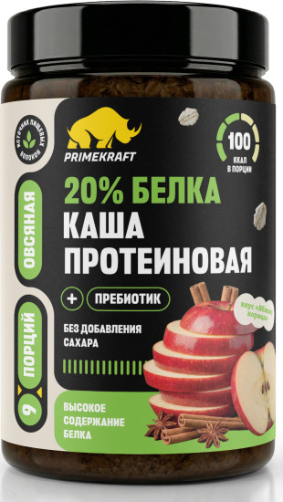 Каша овсяная протеиновая Яблоко-Корица, 360 г