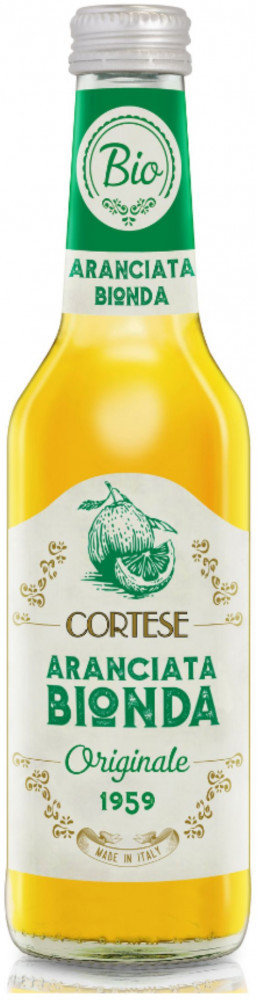 Напиток газированный Bio «Aranciata Bionda. Блондовый апельсиновый» | Cortese Originale 1959