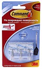 Легкоудаляемый крючок Command для столовых приборов, прозрачный, до 225 г, 3 шт