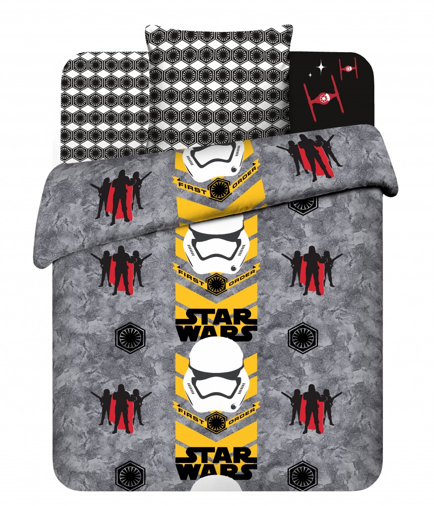 Детский комплект постельного белья Star Wars «Звездные войны» (арт. 5101, 1,5-спальный, бязь, 1 наволочка 70х70) | Disney Тeenager | ТДЛ Текстиль