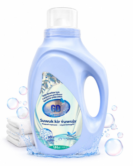 Гель для стирки GD White для белых и светлых тканей, 1.5 л