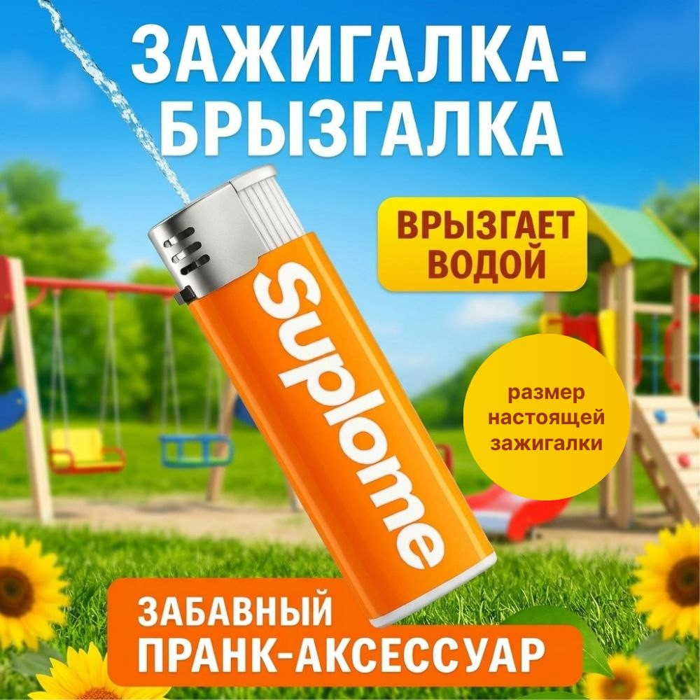 Водяной пистолет в форме зажигалки