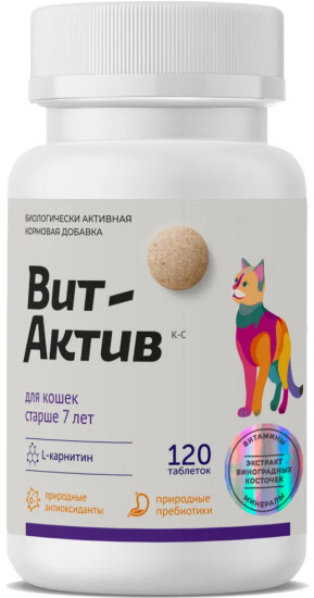 Витаминно-минеральный комплекс для кошек старше 7 лет