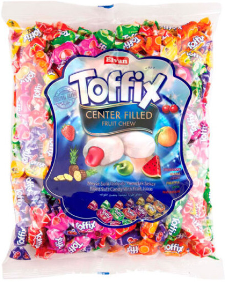 Жевательные конфеты Toffix Mix 1 кг | Elvan