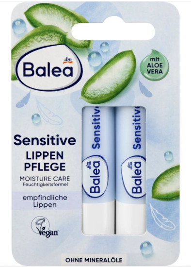 Бальзам для губ «Lippenpflege Sensitive», 2 шт
