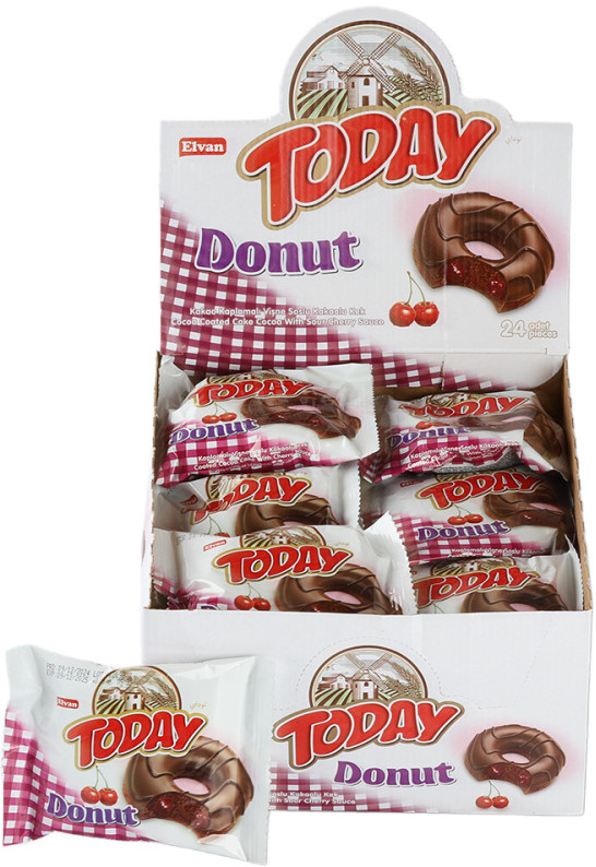 Today Donut Cherry 40 гр (24 шт). | Elvan