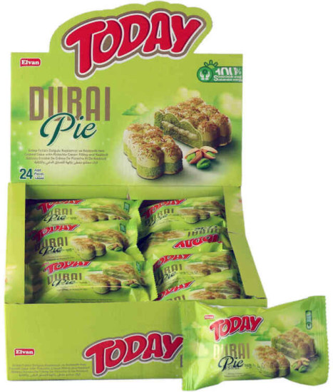 Today DUBAI PIE PISTACHIO CREAM 40 гр (6 шт).