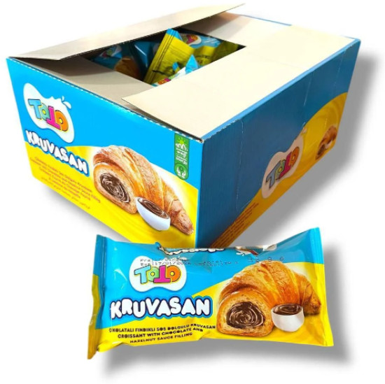 Круасан Toto Croissant Chocolate 40 гр (20 шт).