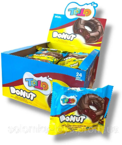 Toto Donut Cocoa 40 гр (24 шт).