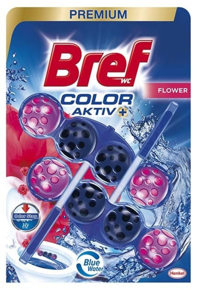 Набор туалетных блоков для унитаза «Цветочная свежесть. Flowers» | Color Aktiv | Bref