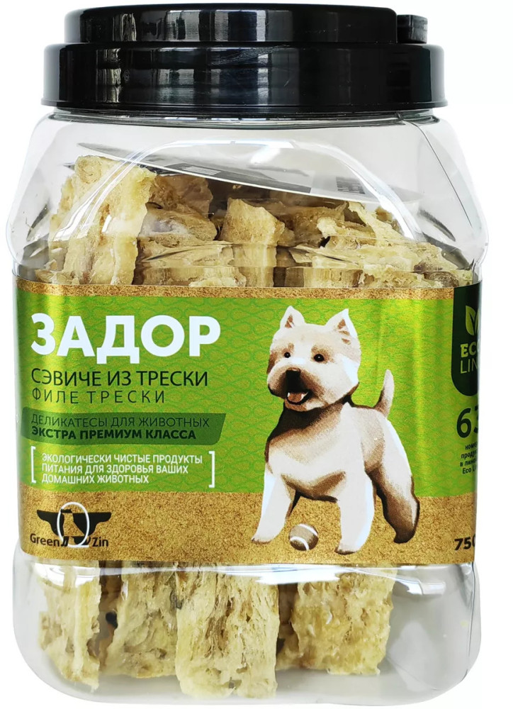Лакомство для собак «Задор-Сэвиче» | Green Qzin