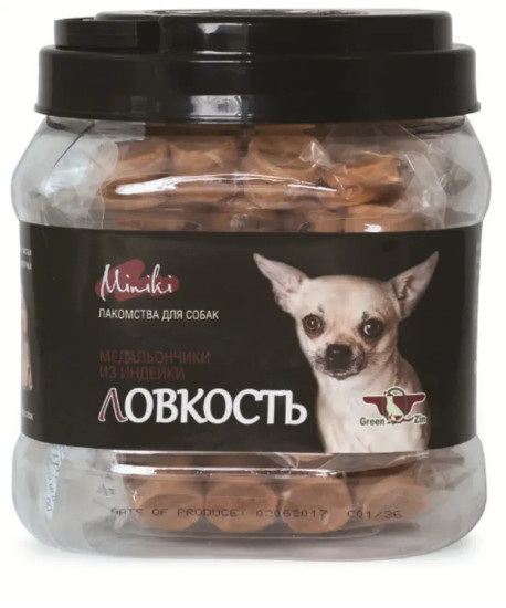 Лакомство для собак мелких пород «Миники Ловкость»