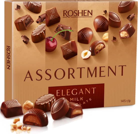 Коробочные конфеты Assortment Elegant 145г