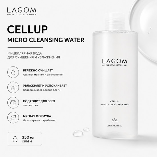 Мицеллярная вода Cellup Micro Cleansing Water