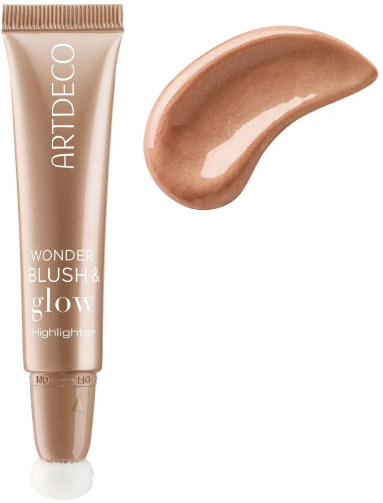 Румяна-хайлайтер для лица жидкие «Wonder Blush & Glow», оттенок 2 Bronzy glow | Artdeco