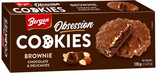 Печенье Cookies Brownie Chocolate & Delicacies 128 гр / Польша
