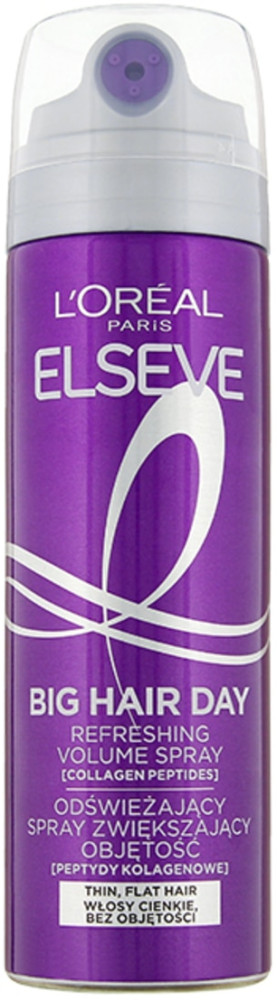 Спрей для придания объёма тонким волосам с коллагеном «Big Hair Day Volume Spray Collagen Lifter» | Коллаген | Elseve