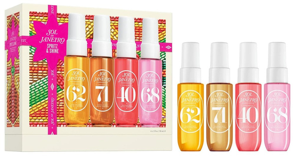 Набор парфюмированных мистов подарочный «Spritz&Shine Cheirosa Perfume Mist Gift Set» | Sol de Janeiro