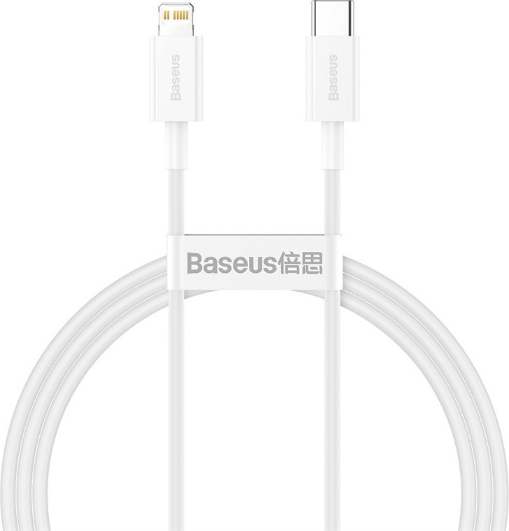 Кабель Superior Series CATLYS-A02 Type-C-Lightning 2.4A PD 20W 1м, Белый | Baseus