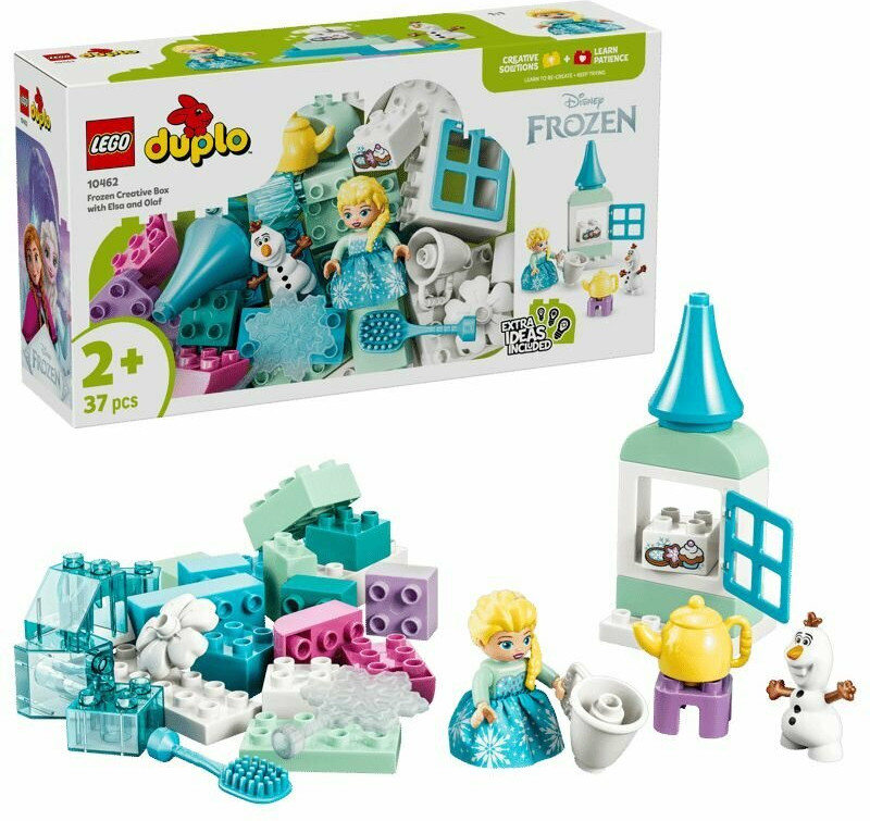 Конструктор Duplo 10462 Творческий набор «Холодное сердце» с Эльзой и Олафом. Frozen Creative Box with Elsa and Olaf | LEGO Duplo | LEGO (ЛЕГО)