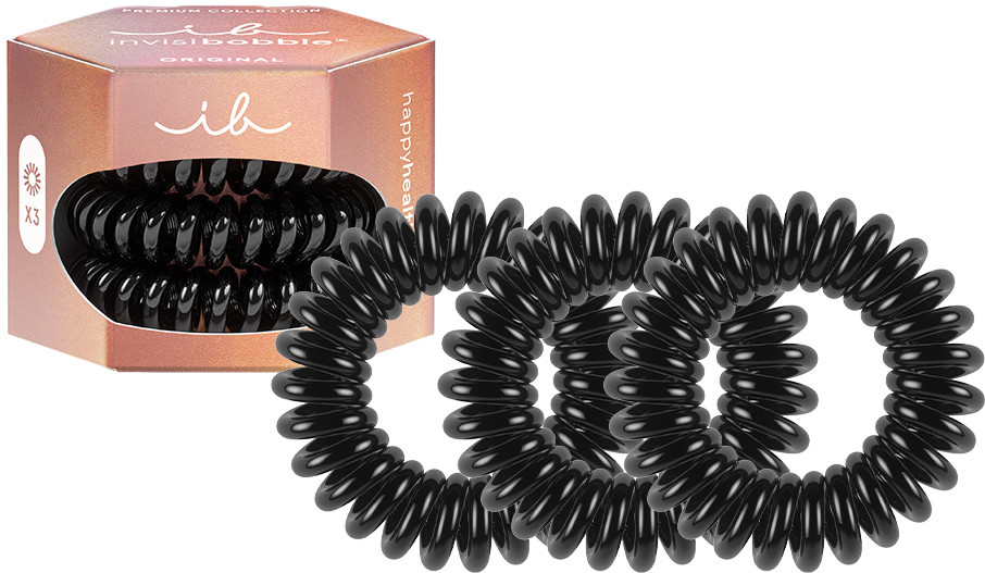 Резинка-браслет для волос Original Premium True Black | Invisibobble