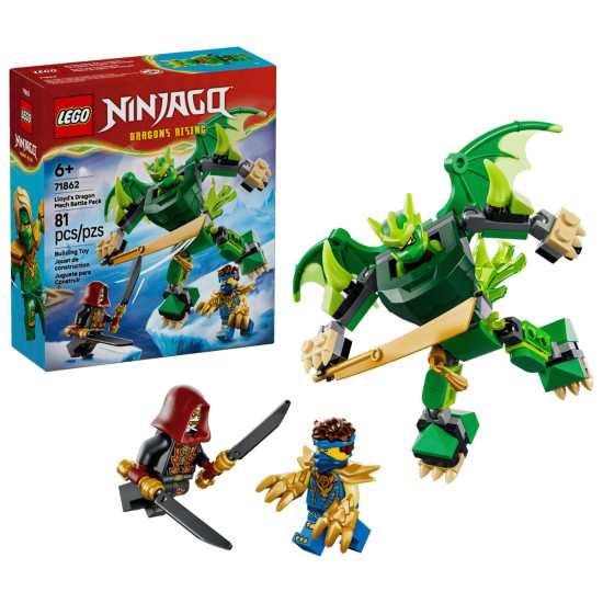Конструктор LEGO® 71862 Боевой набор «Робот-дракон Ллойда»