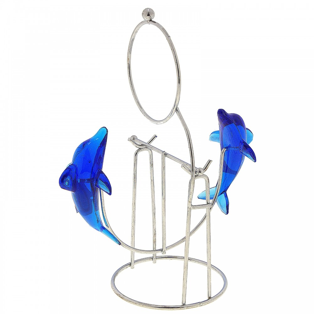 Маятник «Дельфины с кольцом»