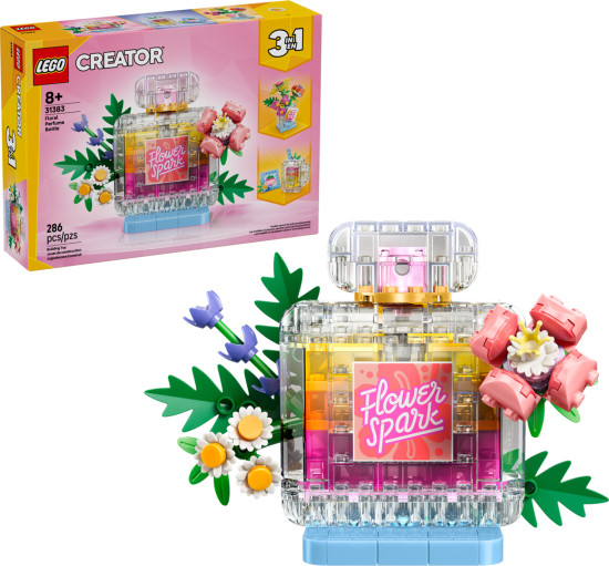 Конструктор LEGO® 31383 Флакон духов с цветочным декором