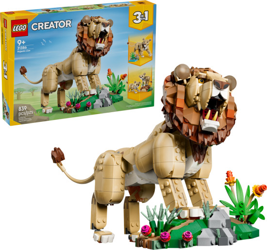 Конструктор LEGO® 31386 Дикие животные: величественный лев