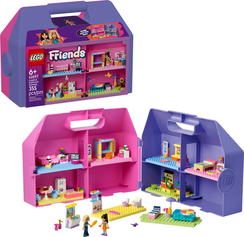 Конструктор Friends 42697 Творческий кукольный домик в чемодане. Creative Dollhouse Suitcase | LEGO Friends | LEGO (ЛЕГО)