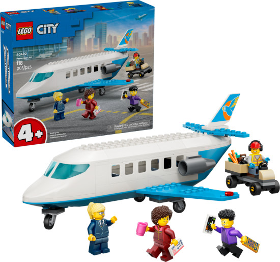 Конструктор LEGO® 60492 Пассажирский самолет