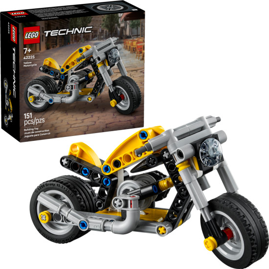 Конструктор LEGO® 42225 Желтый мотоцикл