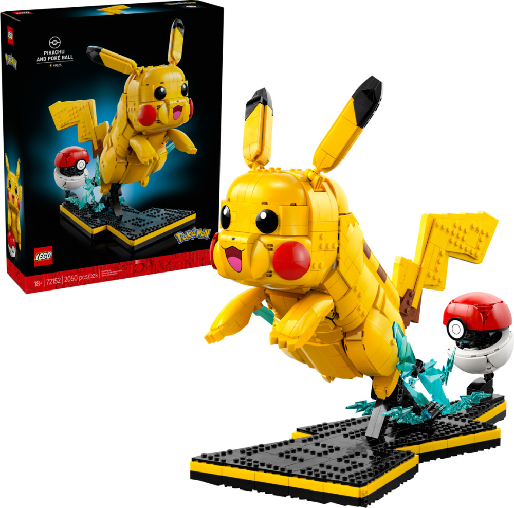 Конструктор Pokémon 72152 Пикачу и покебол. Pikachu and Poké Ball | LEGO Pokémon | LEGO (ЛЕГО)