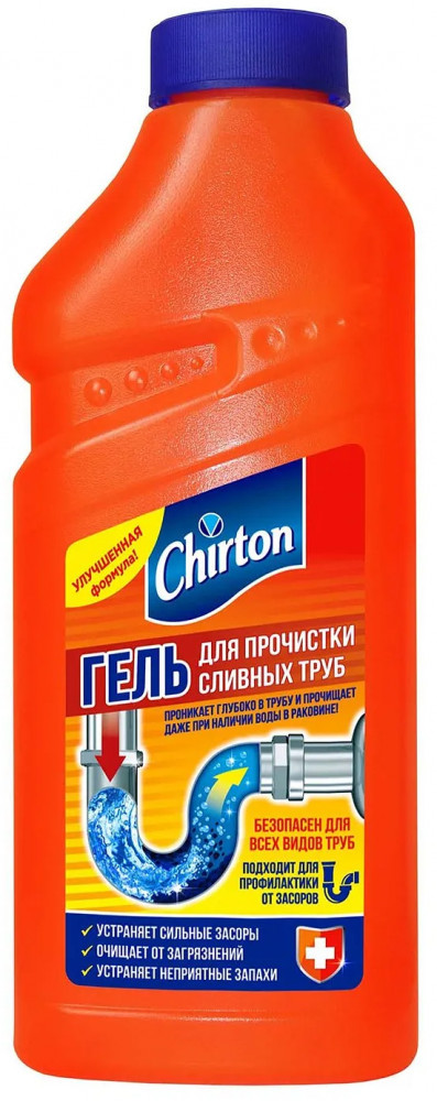 Гель для прочистки сливных труб | Chirton