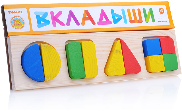 Доска-вкладыш «Геометрия большая» | Томик