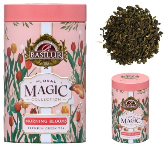 Чай Floral Magic Morning Blooms зеленый листовой 75 г | Basilur
