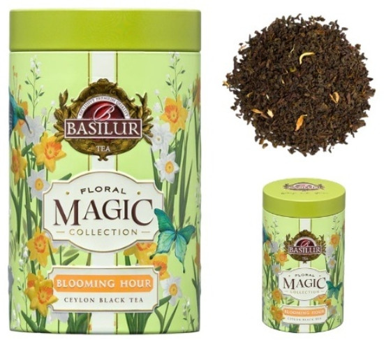 Чай Floral Magic Blooming Hour черный листовой 75 г | Basilur