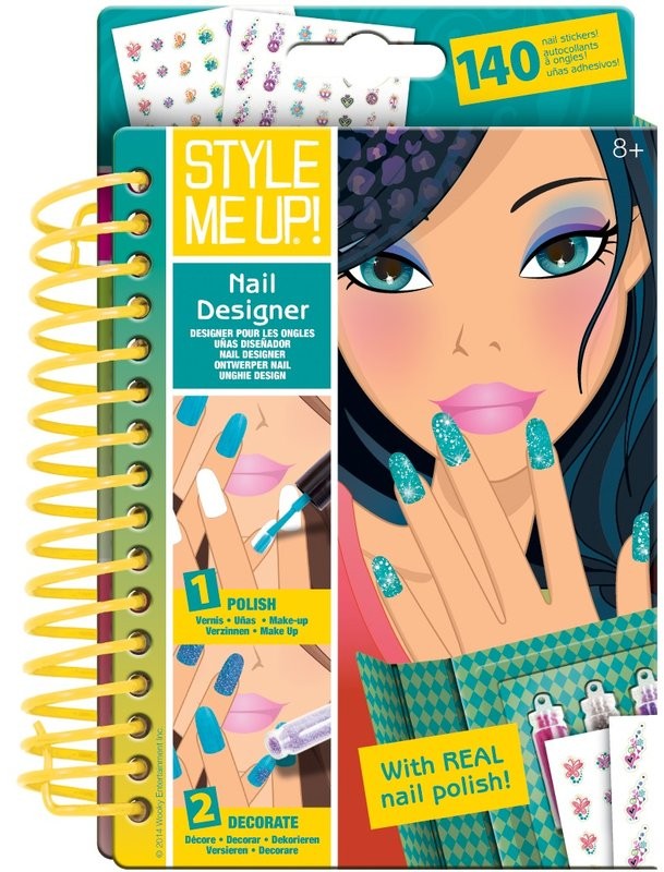 Блокнот дизайнерский маникюр | Style Me Up! Sketchbooks | Wooky