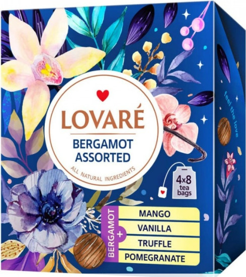 Чай Bergamot Assorted черный листовой 32 пакетика