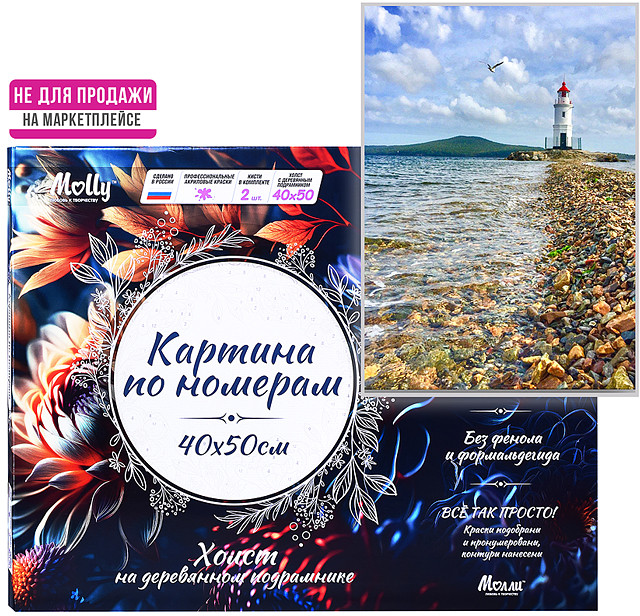 Картина по номерам «Токаревский маяк. Владивосток» | SilverToys