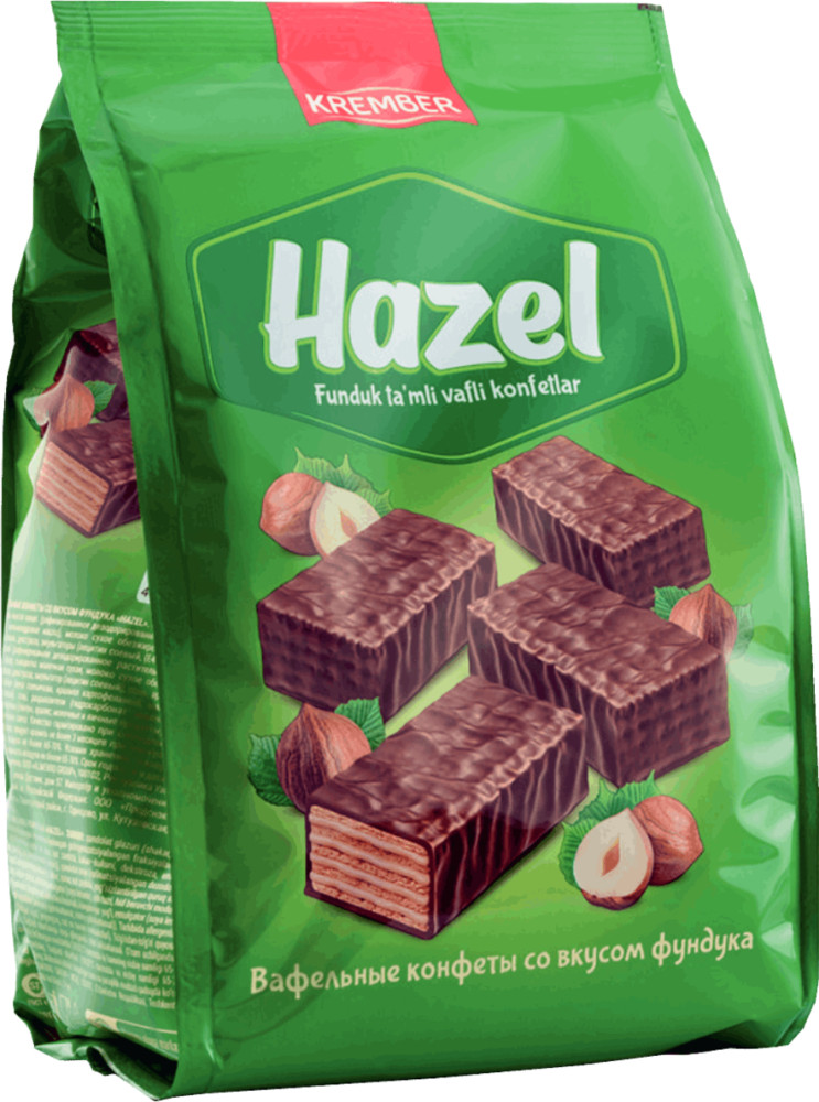 Вафельные конфеты со вкусом фундука «Hazel» | Krember