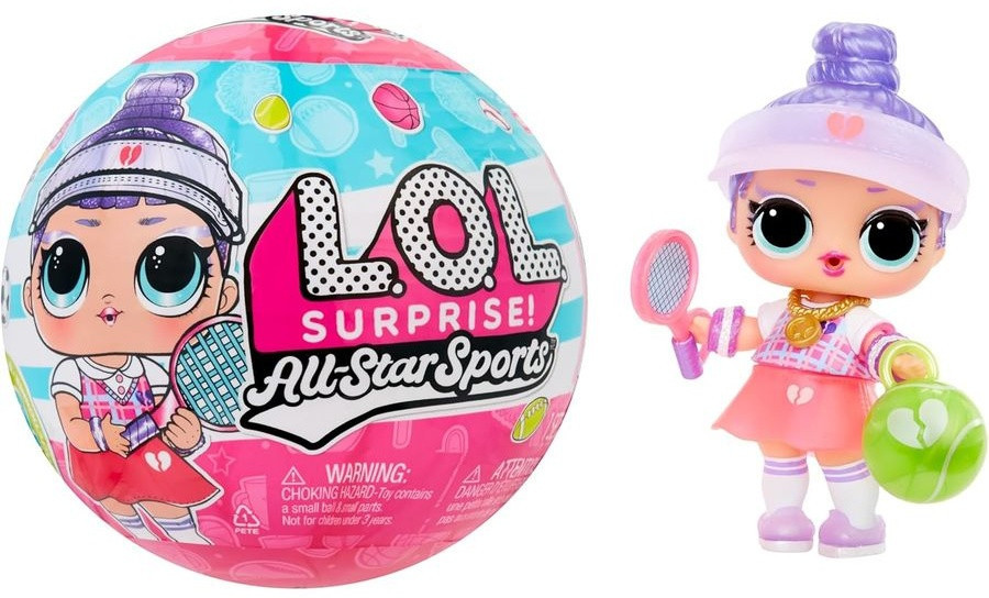 Кукла-сюрприз Surprise Loves All Star Sports Vault Tots 9 см 523994 | L.O.L.