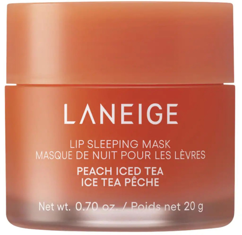 Маска для губ ночная с ароматом персикового чая «Lip sleeping mask Peach Ice Tea» | Laneige