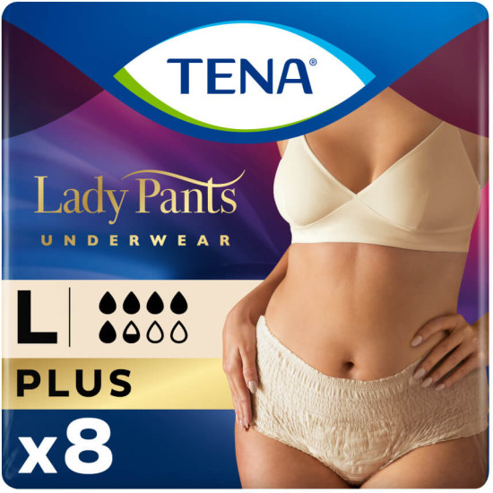Lady Pants Plus Crème L 8 шт.