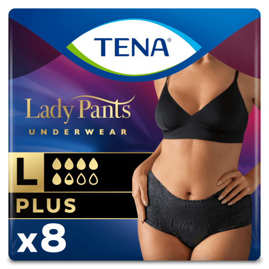 Tena Lady Pants Plus Noir L 8 шт.
