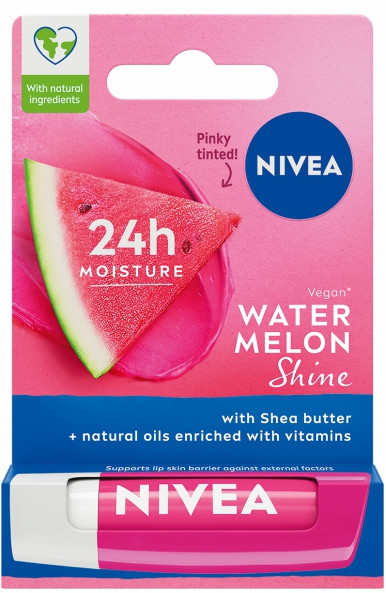 Бальзам-блеск для губ с ароматом арбуза «Watermelon Shine» | NIVEA
