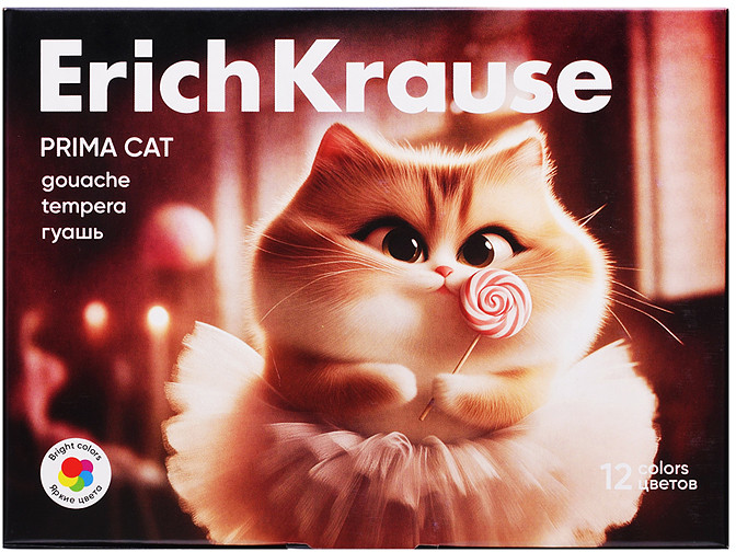 Гуашь «Prima Cat» | Prima Cat | Erich Krause