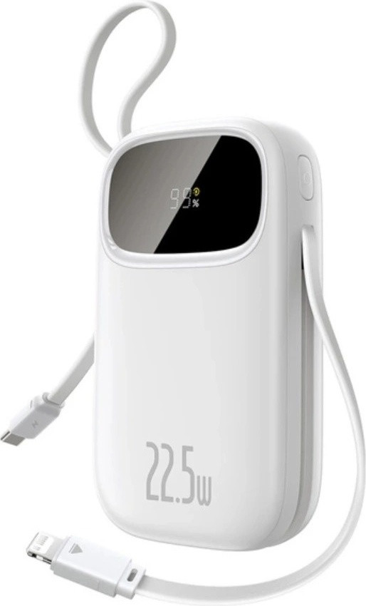 Power bank EnerFill FC31 Qpow3 P10082107213-00 20000mAh 22.5W со встр. каб. Type-C+Lightning, | Baseus